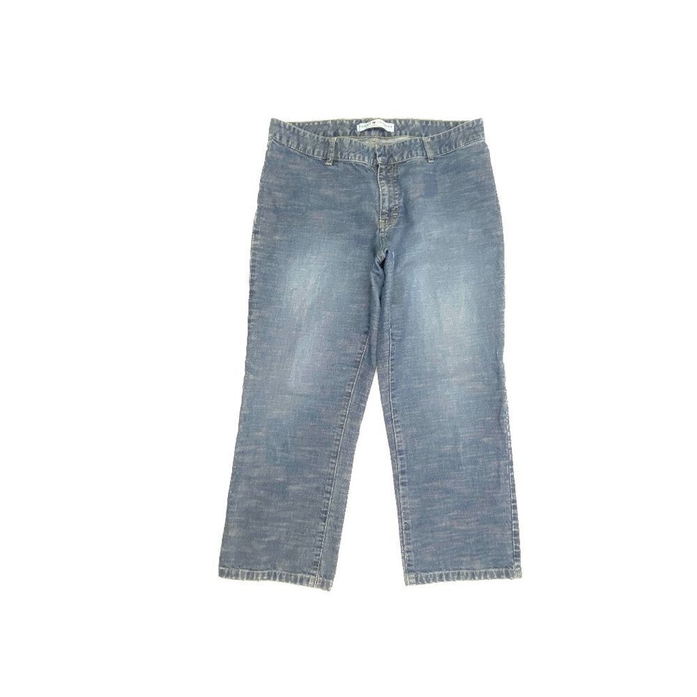 Tommy‎ Hilfiger Cropped Women's size 8 Medium Wash Blue Denim jeans